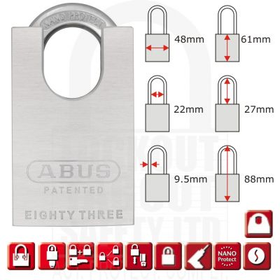 ABUS Brass 50mm Closed Shackle #2